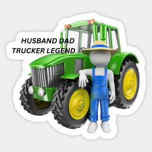 Husband dad Sticker